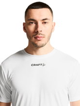 Craft Sport T-shirt Squad Go Function Tee (lightweight, quick-drying) white men's