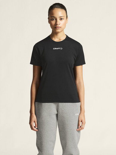 Craft Sport-Tshirt Squad Go Function Tee (leicht, schnell trocknend) schwarz Damen