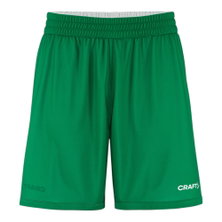 Craft Sporthose Basket 2.0 Reversible Short (Basketball, Feuchtigkeitstransport) kurz grün/weiss Herren