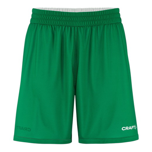 Craft Sporthose Basket 2.0 Reversible Short (Basketball, Feuchtigkeitstransport) kurz grün/weiss Herren
