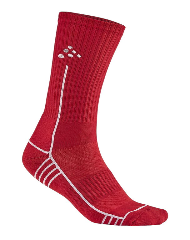 Craft Sportsocken Progress Mid (feuchtigkeitstransport) rot - 1 Paar