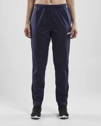 Craft Sporthose Squad Pant - weichem und funktionellem Material - lang navyblau Damen