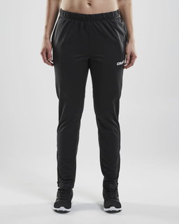 Craft Sporthose Squad Pant - weichem und funktionellem Material - lang schwarz Damen