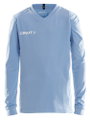 Craft Sport-Langarmshirt (Trikot) Squad Solid - hohe Elastizität, ergonomisches Design - hellblau Kinder