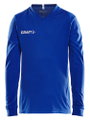 Craft Sport-Langarmshirt (Trikot) Squad Solid - hohe Elastizität, ergonomisches Design - kobaltblau Kinder