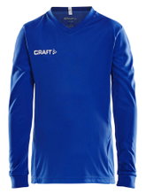 Craft Sport-Langarmshirt (Trikot) Squad Solid - hohe Elastizität, ergonomisches Design - kobaltblau Kinder
