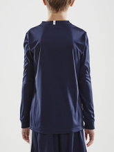 Craft Sport Long-sleeved Shirt (Jersey) Squad Solid - high elasticity, ergonomic design - navy blue Kids