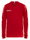 Craft Sport-Langarmshirt (Trikot) Squad Solid - hohe Elastizität, ergonomisches Design - rot Kinder
