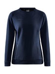 Craft Sweatshirt Core Soul Crew (komfortable Passform, Front-Reißverschluss) darknavy Damen