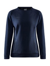 Craft Sweatshirt Core Soul Crew (comfortable fit, front zipper) darknavy Women
