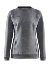 Craft Sweatshirt Core Soul Crew (comfortable fit, front zipper) dark grey Women