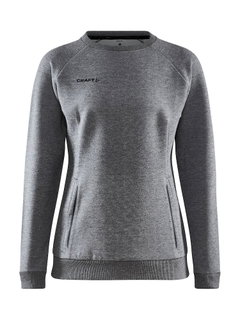 Craft Sweatshirt Core Soul Crew (komfortable Passform, Front-Reißverschluss) dunkelgrau Damen