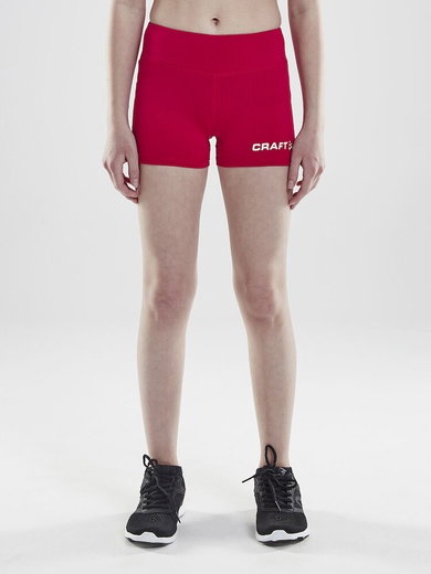 Craft Sport-Tight Squad Hotpants (funktionell Material, enganliegend) kurz rot Kinder