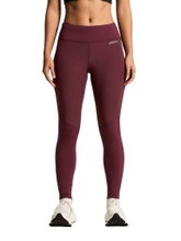 Craft Trainingshose Adv Essence Warm Wind Tights 2 (enganliegend, elastischer Bund) rot Damen