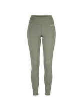 Craft Trainingshose Adv Essence Warm Wind Tights 2 (enganliegend, elastischer Bund) grün Damen