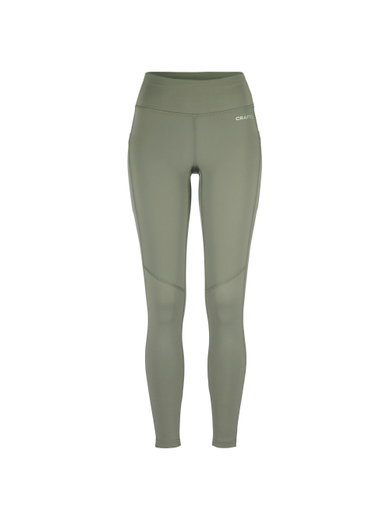 Craft Trainingshose Adv Essence Warm Wind Tights 2 (enganliegend, elastischer Bund) grün Damen