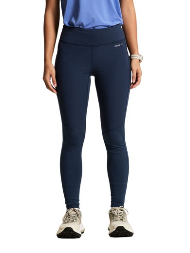 Craft Trainingshose Adv Essence Warm Wind Tights 2 (enganliegend, elastischer Bund) navyblau Damen