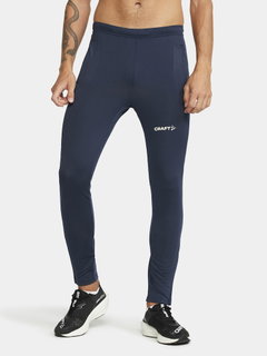 Craft Spodnie treningowe Extend Pant (dopasowane, kieszenie boczne z zamkiem błyskawicznym) długie granatowe męskie