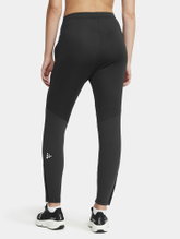 Craft Trainingshose Extend Pant (enganliegend, Seitentaschen mit Reissverschluss) lang schwarz Damen