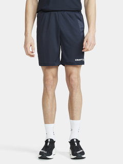 Craft Trainingshose Extend Shorts (100% rec. Polyester, ohne Seitentaschen) kurz navyblau Herren