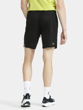 Craft Trainingshose Extend Shorts (100% rec. Polyester, ohne Seitentaschen) kurz schwarz Herren