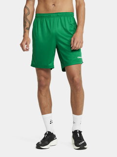 Craft Trainingshose Premier Shorts (rec. Polyester, ergonomisches Design) kurz grün Herren