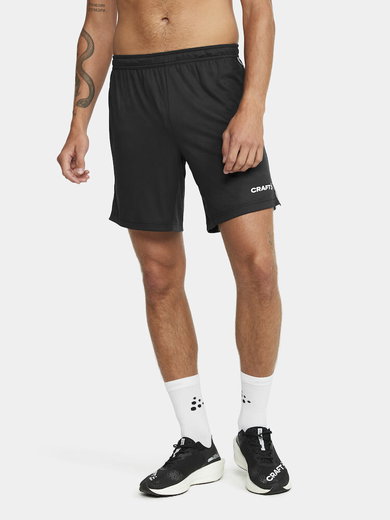 Craft Trainingshose Premier Shorts (rec. Polyester, ergonomisches Design) kurz schwarz Herren