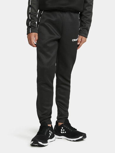 Craft Trainingshose Squad 2.0 (rec. Polyester, hohe Elastizität und ergonomisches Design) lang schwarz Kinder