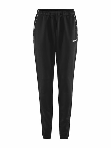 Craft Trainingshose Squad 2.0 (rec. Polyester, hohe Elastizität und ergonomisches Design) lang schwarz Herren