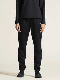 Craft Trainingshose Squad Go Pant (elastischer Bund mit Kordelzug) lang schwarz Damen