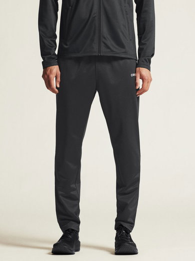 Craft Trainingshose Squad Go Pant (elastischer Bund mit Kordelzug) lang schwarz Herren