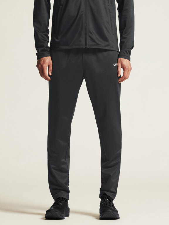 Craft Trainingshose Squad Go Pant (elastischer Bund mit Kordelzug) lang schwarz Herren