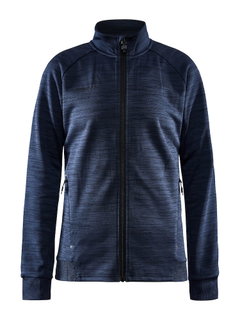 Craft Training Jacket ADV Unify (functional recycled polyester) melange blue Women