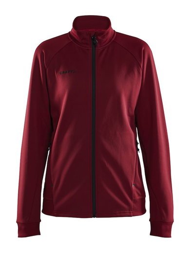 Craft Trainingsjacke ADV Unify (funktionelles Recyclingpolyester) bordeaux/rot Damen