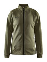 Craft Training Jacket ADV Unify (functional recycled polyester) khaki green Women
