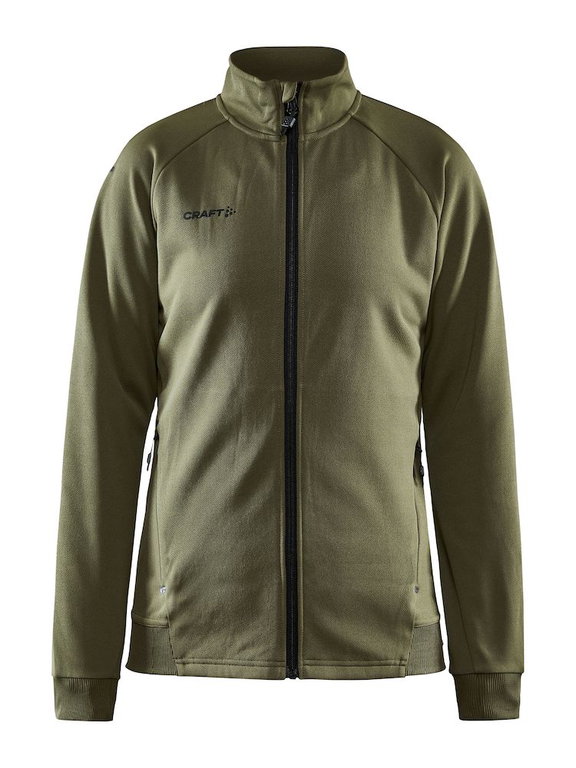 Craft Trainingsjacke ADV Unify (funktionelles Recyclingpolyester) khakigrün Damen