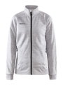 Craft Trainingsjacke ADV Unify (funktionelles Recyclingpolyester) hellgrau Damen