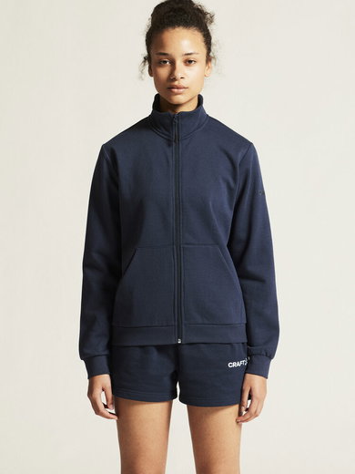 Craft Trainingsjacke Community 2.0 Full Zip (Baumwolle/Polyester) navyblau Damen