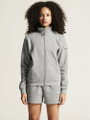 Craft Kurtka treningowa Community 2.0 Full Zip (Bawełna/Poliester) jasnoszara Damska