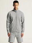 Craft Trainingsjacke Community 2.0 Full Zip (Baumwolle/Polyester) hellgrau Herren