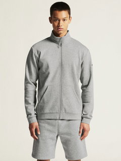 Craft Trainingsjacke Community 2.0 Full Zip (Baumwolle/Polyester) hellgrau Herren