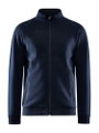 Craft Trainingsjacke Core Soul Full Zip (Front-Reißverschluss, weiches Material) darknavy Herren