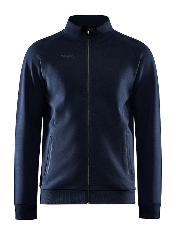 Craft Trainingsjacke Core Soul Full Zip (Front-Reißverschluss, weiches Material) darknavy Herren