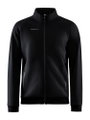 Craft Trainingsjacke Core Soul Full Zip (Front-Reißverschluss, weiches Material) schwarz Herren