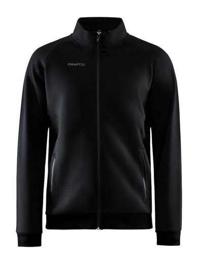 Craft Trainingsjacke Core Soul Full Zip (Front-Reißverschluss, weiches Material) schwarz Herren