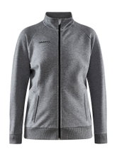 Craft Training Jacket Core Soul Full Zip (Front Zipper, Soft Material) Dark Grey Women