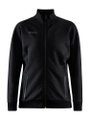 Craft Trainingsjacke Core Soul Full Zip (Front-Reißverschluss, weiches Material) schwarz Damen