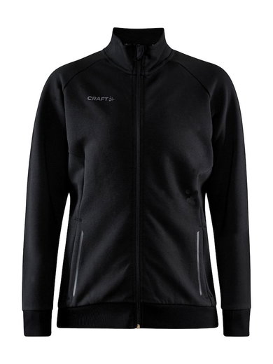 Craft Trainingsjacke Core Soul Full Zip (Front-Reißverschluss, weiches Material) schwarz Damen