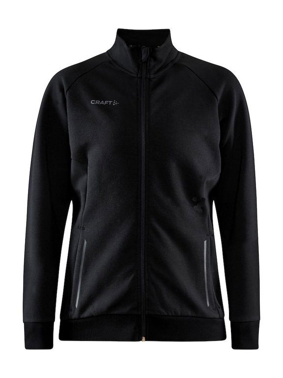 Craft Trainingsjacke Core Soul Full Zip (Front-Reißverschluss, weiches Material) schwarz Damen