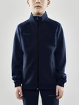 Craft Trainingsjacke Core Soul Full Zip (Front-Reißverschluss, weiches Material) navyblau Jungen